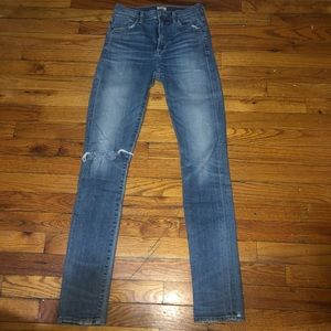 CITIZENS OF HUMANITY HIGH RISE SKINNY JEAN VINTAGE